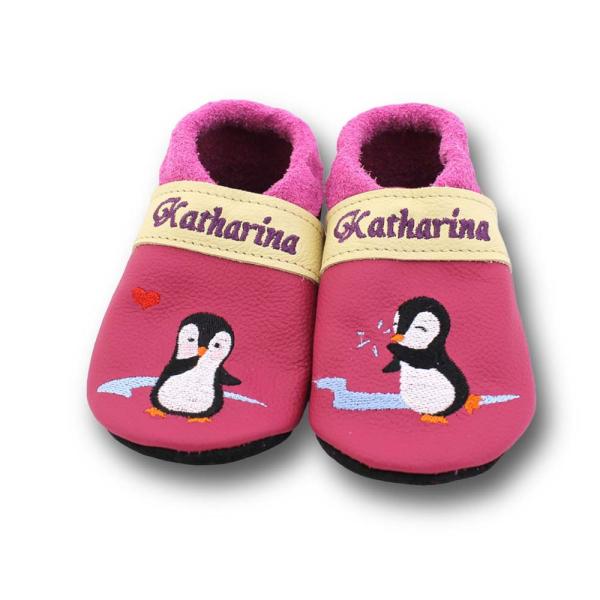 Lederpuschen Pinguine